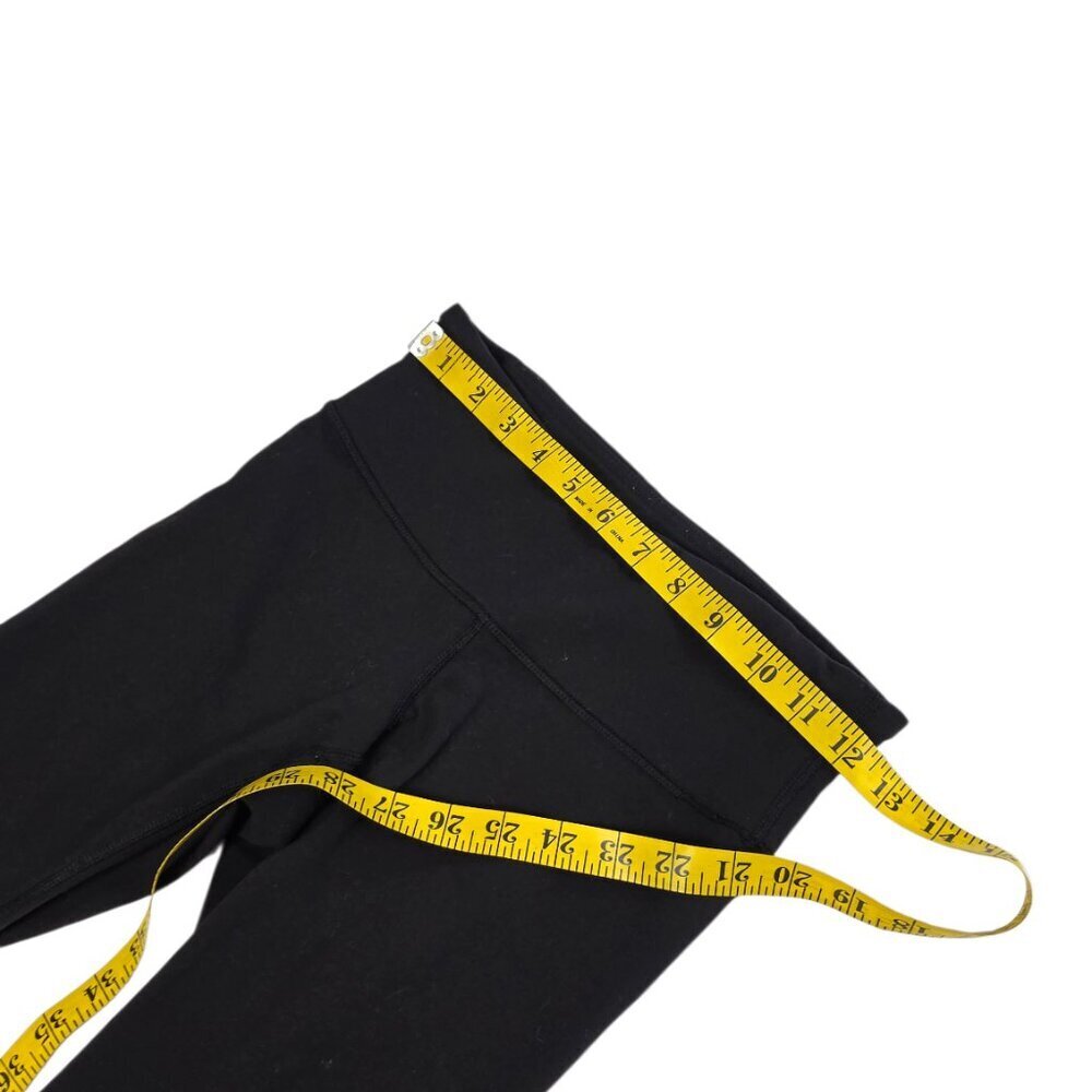 Lululemon Wunder Under Low Rise Cropped, Black, Luon, Athletic, Size 4 - Picture 7 of 7